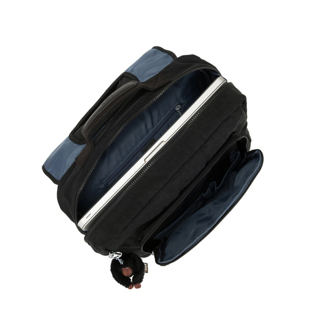 KIPLING Medium backpack (with laptop protection) Unisex True Black Iniko