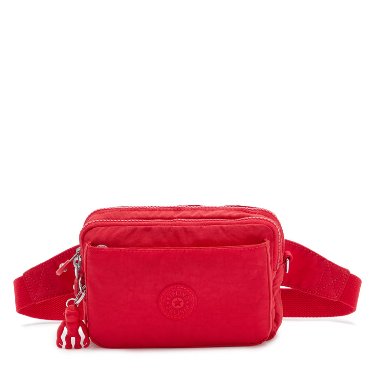 KIPLING Small crossbody convertible to waistbag (with removable straps) Female Red Rouge Abanu Multi