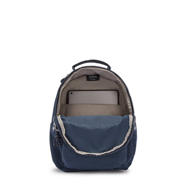 KIPLING Small Backpack (With Laptop Protection) Unisex Blue Bleu 2 Seoul S