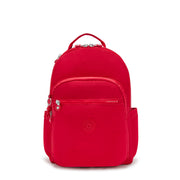 KIPLING Large Backpack Unisex Red Rouge Seoul