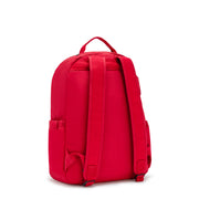 Kipling Large Backpack Unisex Red Rouge Seoul