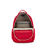 Kipling Large Backpack Unisex Red Rouge Seoul