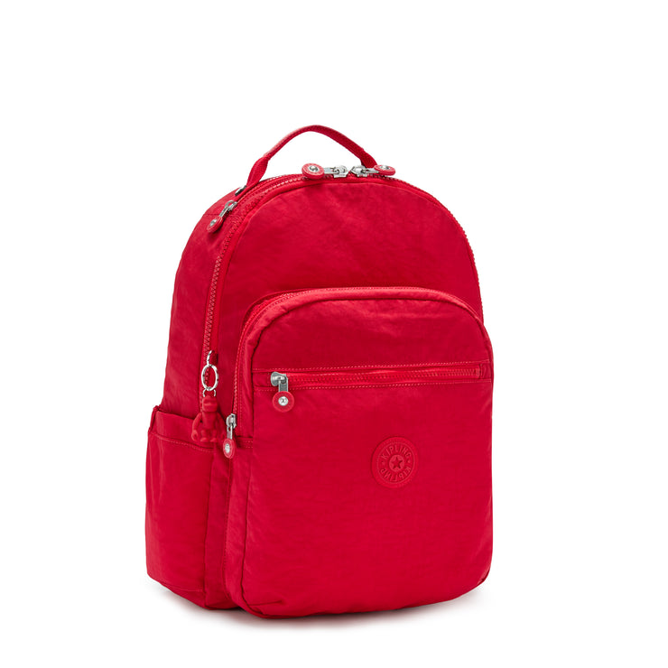 Kipling Large Backpack Unisex Red Rouge Seoul