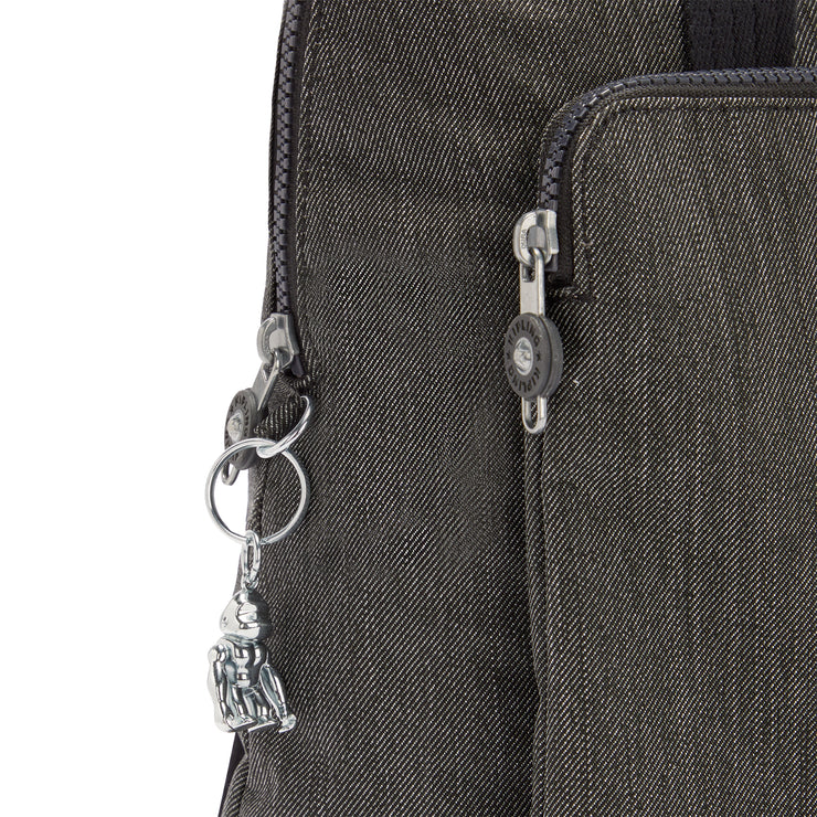 Kipling Backpack (With Laptop Sleeve) Female Black Peppery Kazuki
