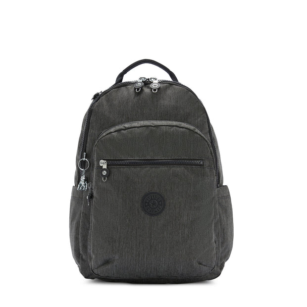 KIPLING Large Backpack Unisex Black Peppery Seoul