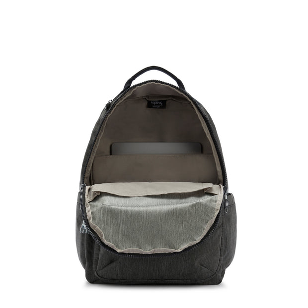 KIPLING Large Backpack Unisex Black Peppery Seoul