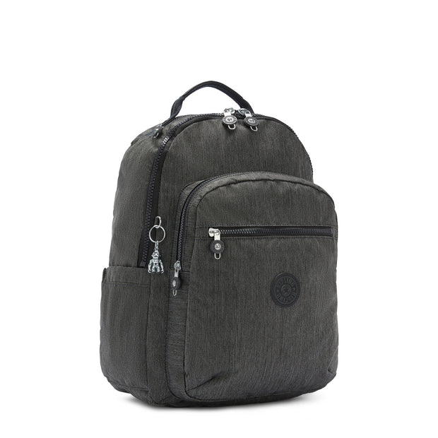KIPLING Large Backpack Unisex Black Peppery Seoul