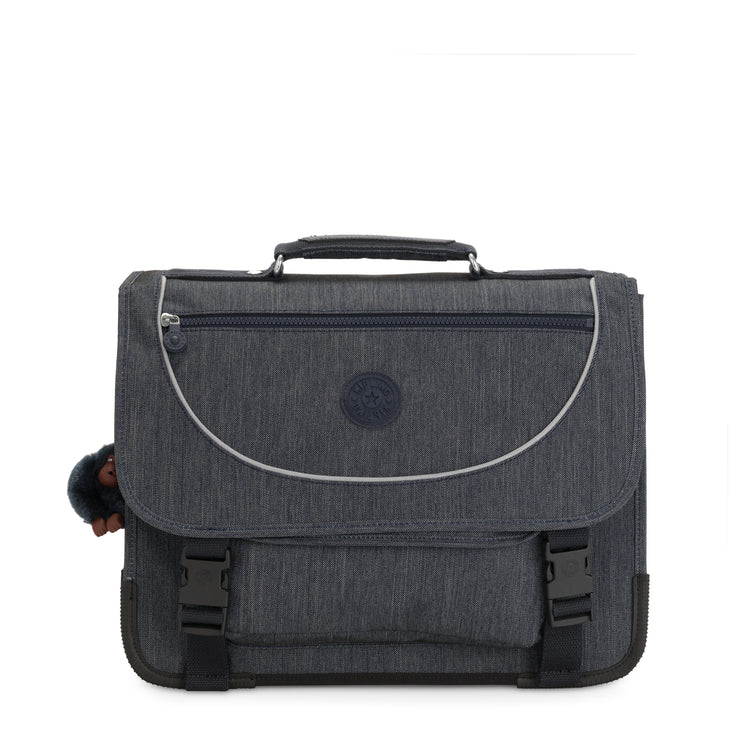 Kipling Medium Schoolbag Including Fluro Rain Cover Unisex Marine Navy