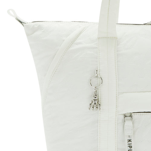 Kipling ART M Coca Cola Air Grey Large Tote with Trolley Sleeve