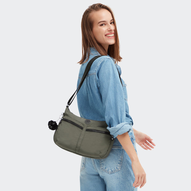 KIPLING Medium crossbody Female Green Moss Izellah