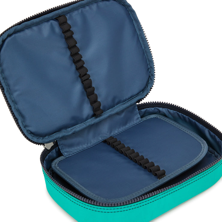 KIPLING Large pencase Unisex Blue Green Bl 100 Pens