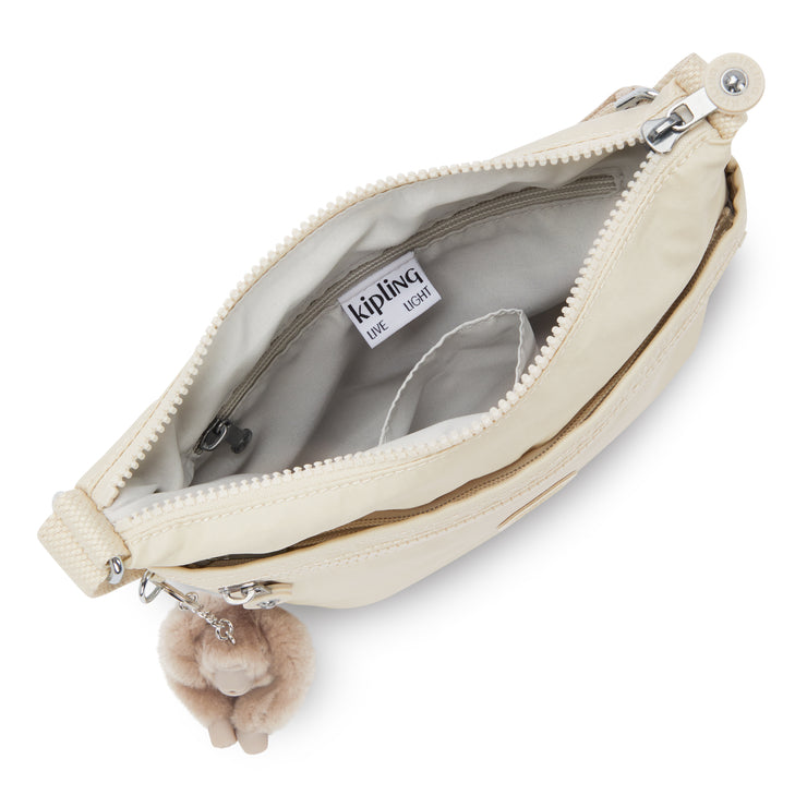 KIPLING Small Crossbody Female Beige Pearl Arto S