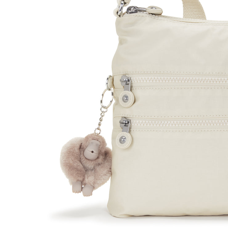 KIPLING Medium crossbody Female Beige Pearl Alvar