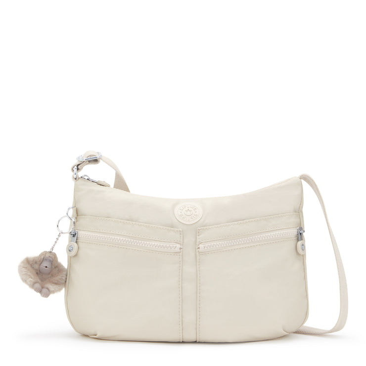 KIPLING Medium crossbody Female Beige Pearl Izellah