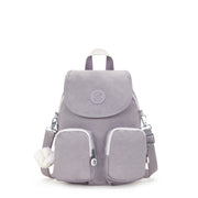 KIPLING Small backpack (convertible to shoulderbag) Female Tender Grey Firefly Up