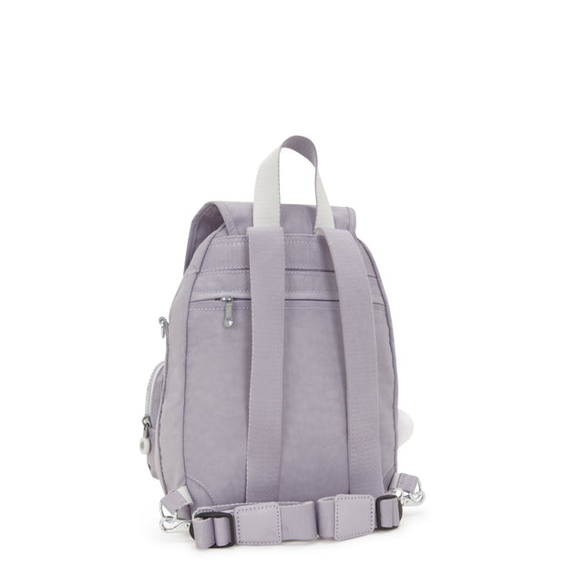 KIPLING Small backpack (convertible to shoulderbag) Female Tender Grey Firefly Up