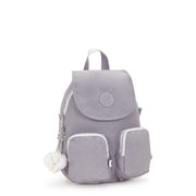 KIPLING Small backpack (convertible to shoulderbag) Female Tender Grey Firefly Up  -  12887-1FB