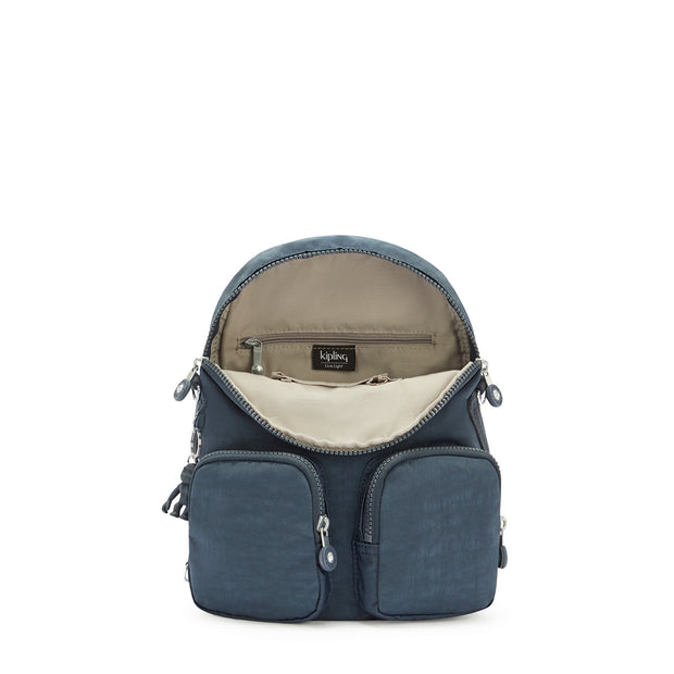Kipling Small Backpack (Convertible To Shoulderbag) Female Blue Bleu 2 Firefly Up