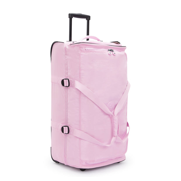 KIPLING Large wheeled duffle Female Blooming Pink Teagan L