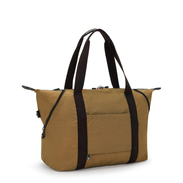 Kipling Large Tote Female Warm Beige Combo Art M
