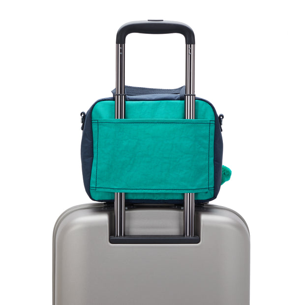 KIPLING Large lunchbox (with trolley sleeve) Unisex Blue Green Bl Miyo