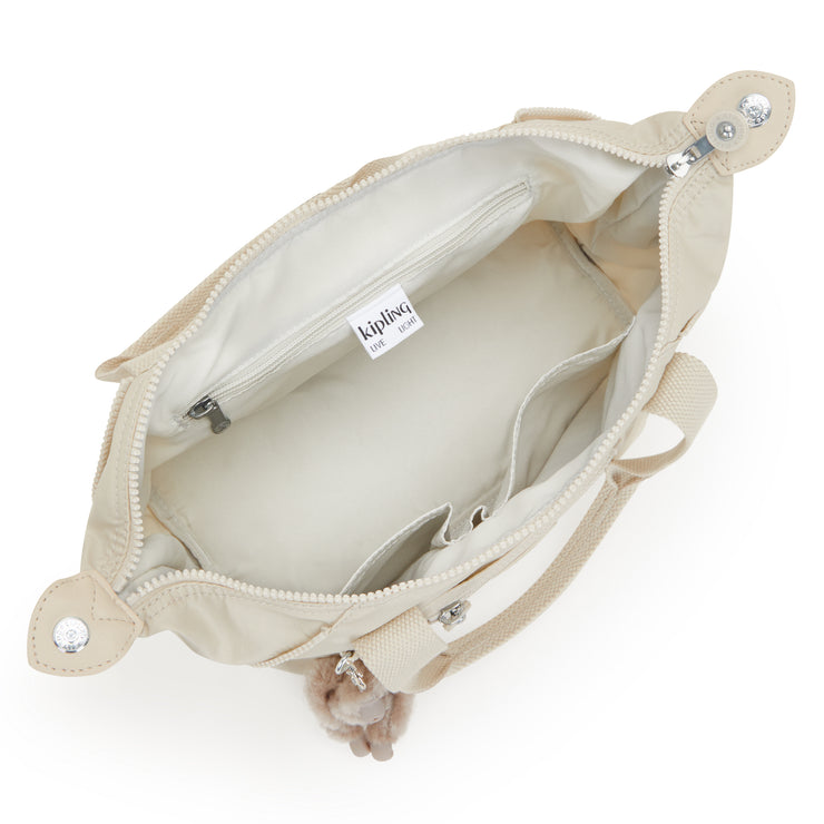 KIPLING Small handbag (with removable shoulderstrap) Female Beige Pearl Art Mini  -  15410-3KA