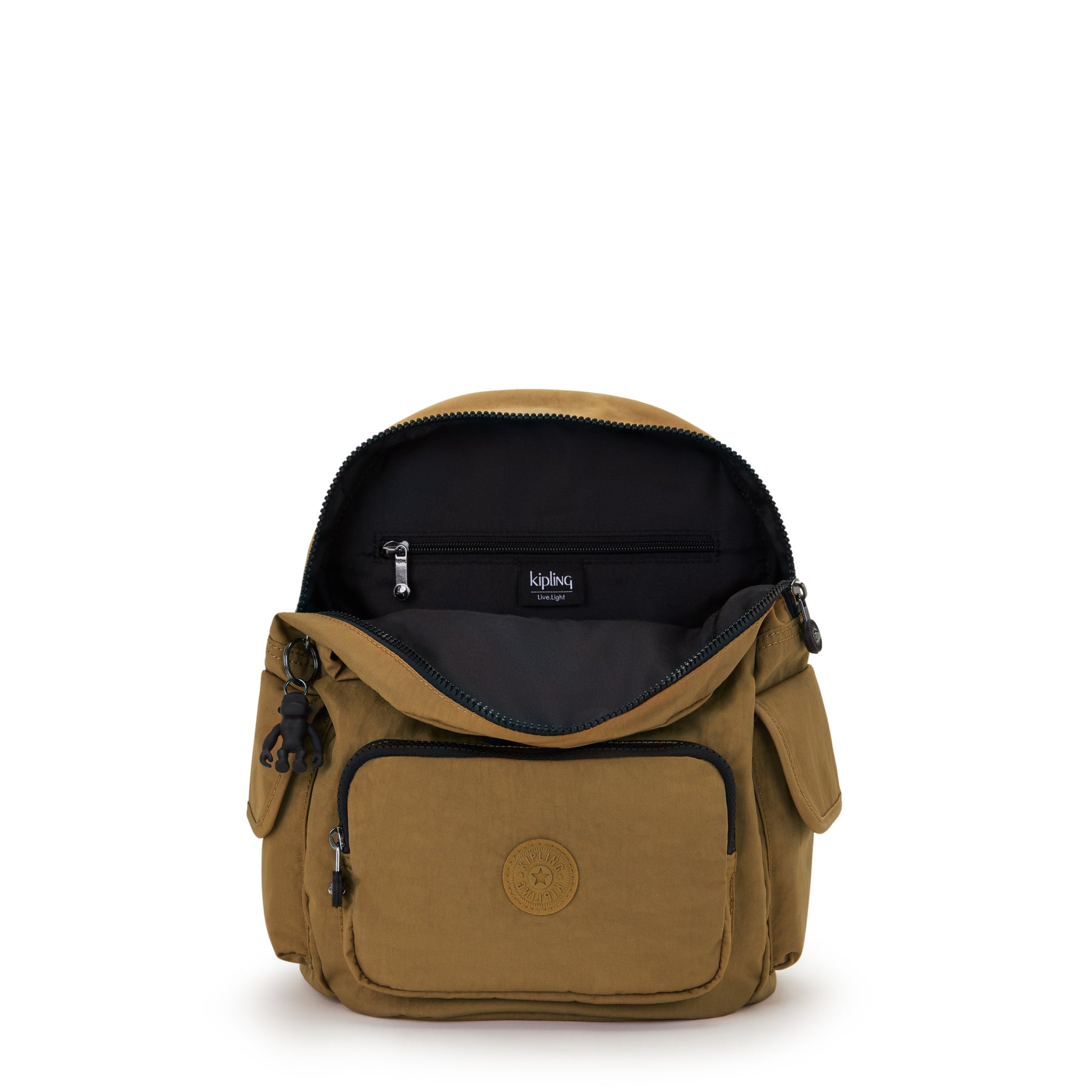 Kipling Small Backpack Female Warm Beige Combo City Pack S - 15635-KZ6