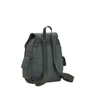Kipling Small Backpack Female Sign Green Embosse City Pack S