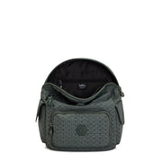 Kipling Small Backpack Female Sign Green Embosse City Pack S