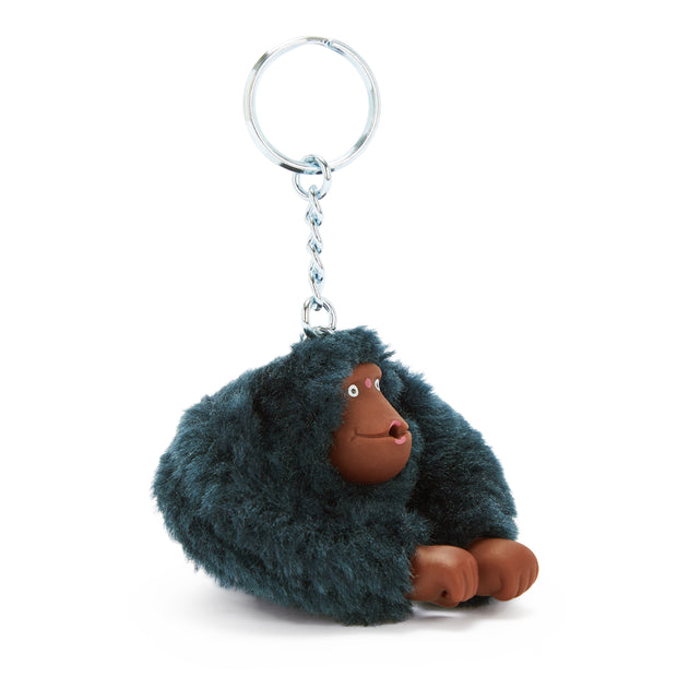 Kipling Small Monkey Keyhangers Unisex True Blue Tonal Monkeyclip S Single