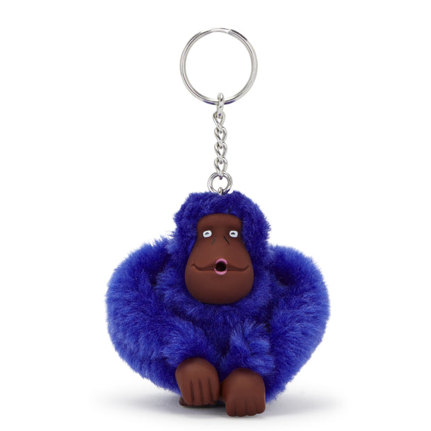 KIPLING Medium Monkey Keyhangers Female Electric Blue Monkeyclip M Single