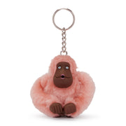 KIPLING Medium Monkey Keyhangers Female Pastel Blush Monkeyclip M Single