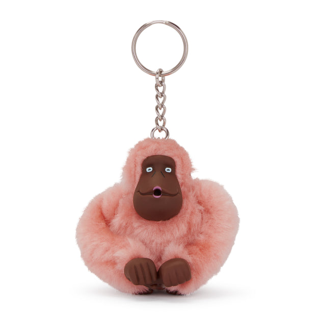 KIPLING Medium Monkey Keyhangers Female Pastel Blush Monkeyclip M Single