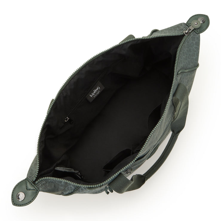 Kipling charcoal zipper pouch