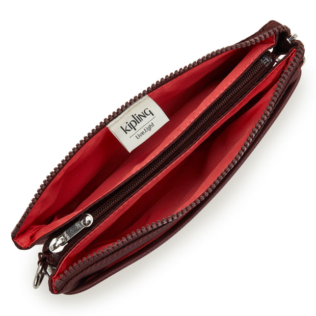 Kipling Small Crossbody (With Removable Strap) Female Deep Aubergine Riri
