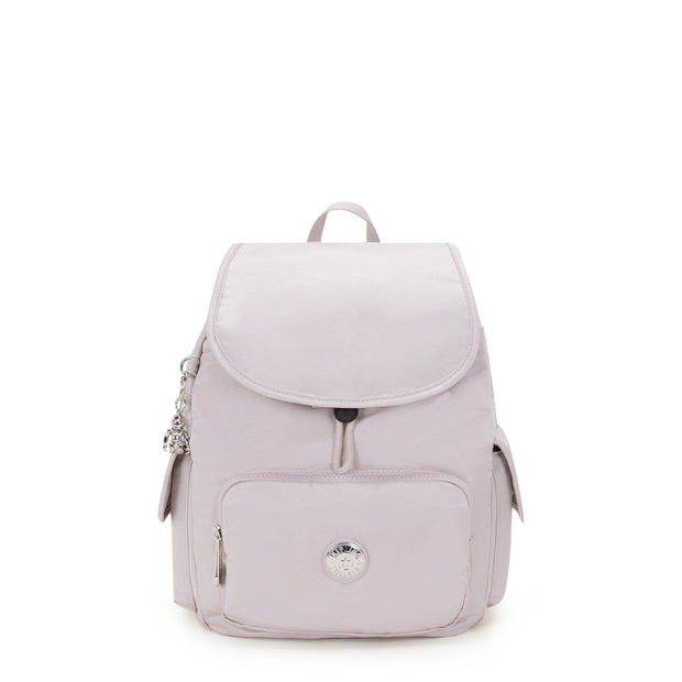 KIPLING Small backpack Female Gleam Silver City Pack S