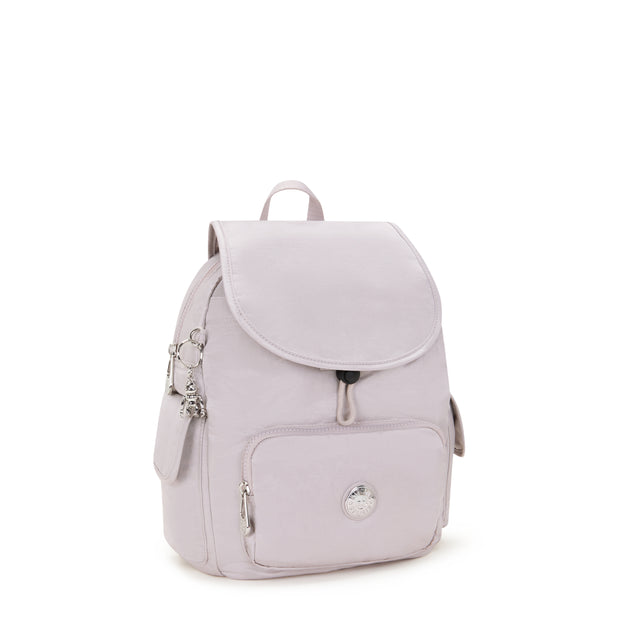 KIPLING Small backpack Female Gleam Silver City Pack S