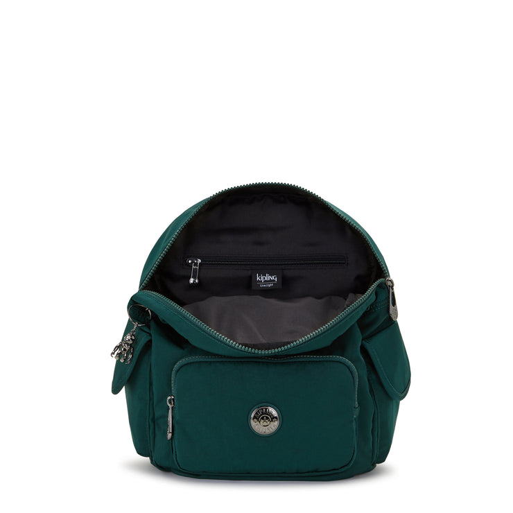 Kipling Small Backpack Female Deepest Emerald City Pack S