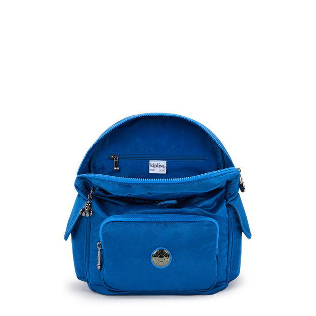 KIPLING Small backpack Female Satin Blue City Pack S