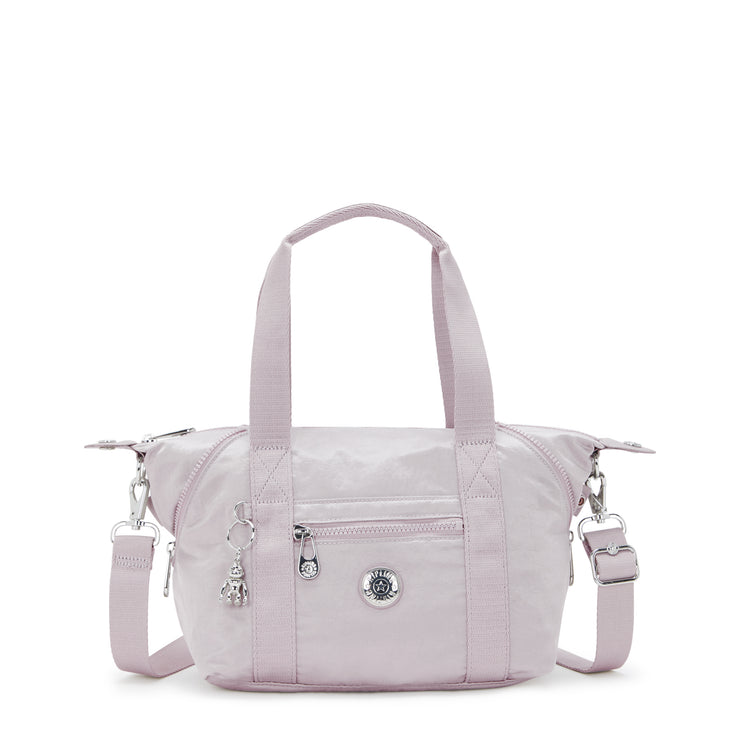 KIPLING Small handbag (with removable shoulderstrap) Female Gleam Silver Art Mini