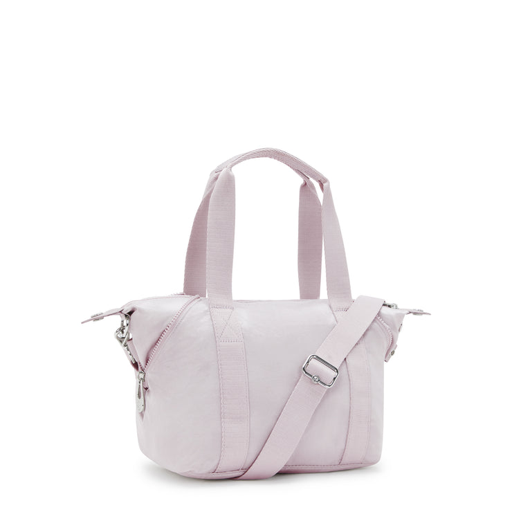 KIPLING Small handbag (with removable shoulderstrap) Female Gleam Silver Art Mini  -  I2526-K6G