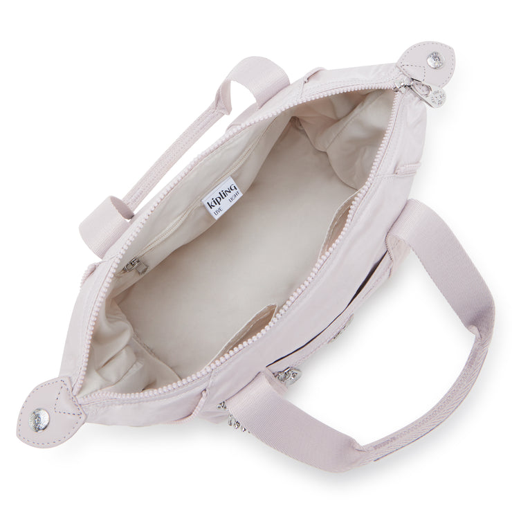 KIPLING Small handbag (with removable shoulderstrap) Female Gleam Silver Art Mini  -  I2526-K6G
