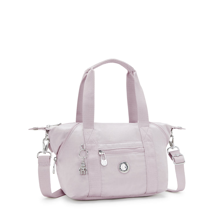 KIPLING Small handbag (with removable shoulderstrap) Female Gleam Silver Art Mini  -  I2526-K6G