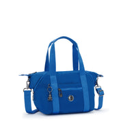 KIPLING Small handbag (with removable shoulderstrap) Female Satin Blue Art Mini