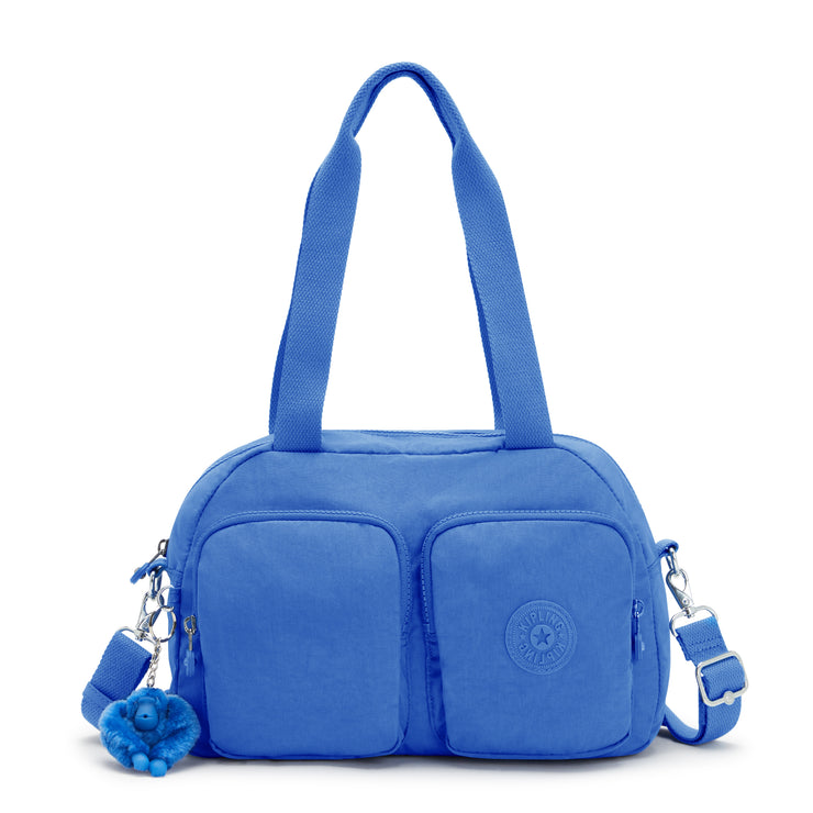 KIPLING Medium shoulderbag (with removable shoulderstrap) Female Havana Blue Cool Defea