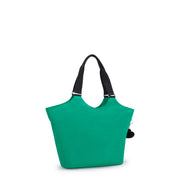 KIPLING Medium Tote with Zipped Closure Female Rapid Green New Cicely