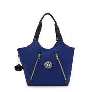 KIPLING Medium Tote with Zipped Closure Female Rapid Navy New Cicely