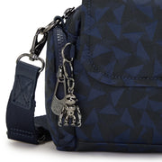 Kipling Small Crossbody Female Endless Navy Jacquard Danita