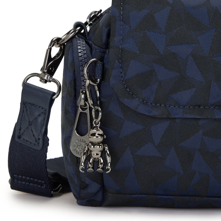 Kipling Small Crossbody Female Endless Navy Jacquard Danita