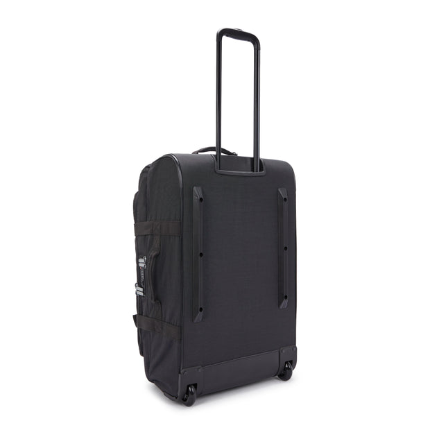 KIPLING edium Wheeled Suitcase with Adjustable Straps Unisex Black Noir Aviana M